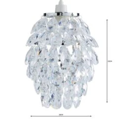 Dunelm Pineapple Jewel Easy Fit Pendant -Home Lighting 1000002714 alt04