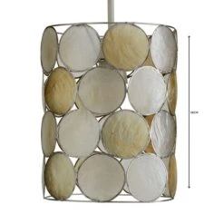 Capiz Champagne Easy Fit Pendant -Home Lighting 1000003740 alt04