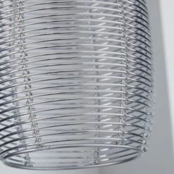 Dunelm Cigar Wire Silver Easy Fit Pendant -Home Lighting 1000011016 alt02