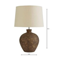 Dunelm Santiago Large Washed Urn Table Lamp -Home Lighting 1000044917 alt04