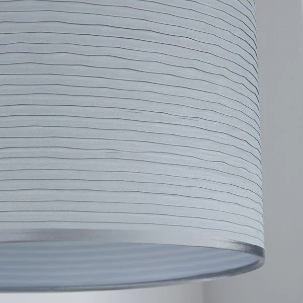 Ripple Lamp Shade 30cm Silver 3 Ripple Lamp Shade 30cm Silver - Image 3