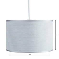 Ripple Lamp Shade 30cm Silver 7 Ripple Lamp Shade 30cm Silver -Home Lighting 1000049216 alt04