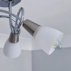 Dunelm Smithson 3 Light Chrome Ceiling Fitting -Home Lighting 1000056116 alt02