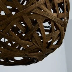 Apollo Bamboo Ball Easy Fit Pendant -Home Lighting 1000062365 alt02