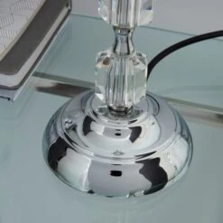 Dunelm Aries Chrome Table Lamp Base -Home Lighting 1000062366 alt02
