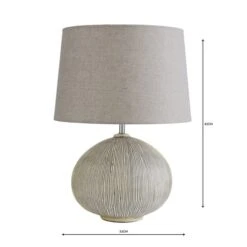 Dunelm Dahlia Scratched Resin Grey Table Lamp 10 Dunelm Dahlia Scratched Resin Grey Table Lamp -Home Lighting 1000062854 alt04