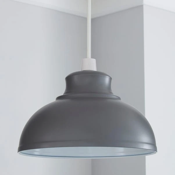 Dunelm Galley Grey Easy Fit Pendant 2 Dunelm Galley Grey Easy Fit Pendant - Image 2