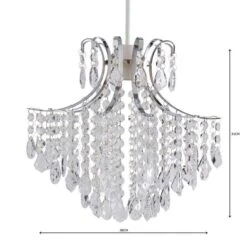 Dunelm Sheridan Jewel Easy Fit Pendant -Home Lighting 1000084179 alt04