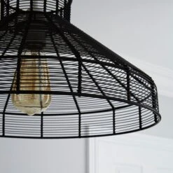 Forde Wire Black Easy Fit Pendant -Home Lighting 1000111805 alt02