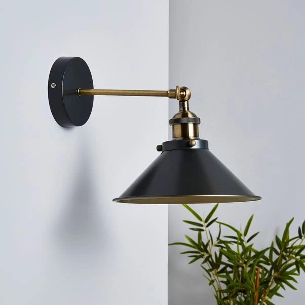 Dunelm Logan Industrial Grey Wall Light 2 Dunelm Logan Industrial Grey Wall Light - Image 2