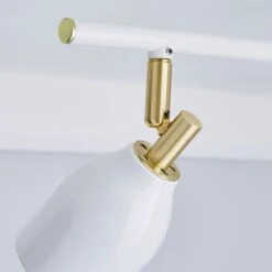 Dunelm Clio 4 Light White Spotlight Bar -Home Lighting 1000119712 alt02