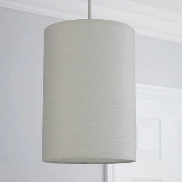 Dunelm Taora Paper Lamp Shade 20cm White 2 Dunelm Taora Paper Lamp Shade 20cm White - Image 2