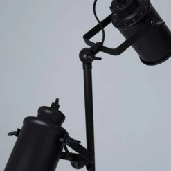 Dunelm Healy 2 Light Black Floor Lamp -Home Lighting 1000119857 alt03