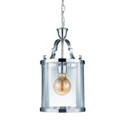 Dunelm Joplin Georgian 1 Light Lantern Glass Ceiling Fitting -Home Lighting 1000119874 alt05
