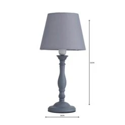 Dunelm Tofty Grey Table Lamp -Home Lighting 1000119883 alt04