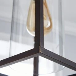 Dunelm London Industrial 1 Light Pendant Bronze Ceiling Fitting -Home Lighting 1000119936 alt02