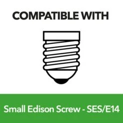 Status Branded Dimmable 5.5 Watt SES Pearl LED Candle Bulb 2 Pack -Home Lighting 1000119953 alt09