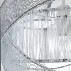 Dunelm Jolana String Silver Easy Fit Pendant -Home Lighting 1000137370 alt03