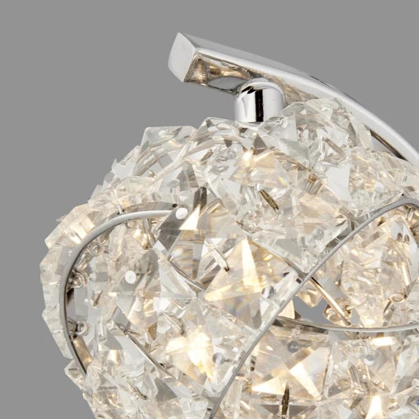 Dunelm Cecilie Glass Wall Light 4 Dunelm Cecilie Glass Wall Light - Image 4