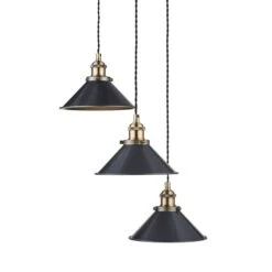 Dunelm Logan 3 Light Grey Industrial Cluster Ceiling Fitting -Home Lighting 1000139091 alt05
