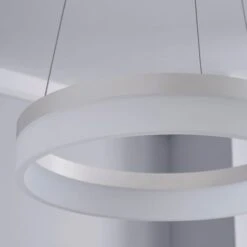Dunelm Mickie 1 Light Integrated LED Hoop White Ceiling Fitting -Home Lighting 1000149070 alt02