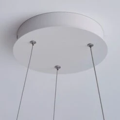 Dunelm Mickie 1 Light Integrated LED Hoop White Ceiling Fitting -Home Lighting 1000149070 alt03