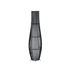 Dunelm Alec Natural Cane Black Floor Lamp 10 Dunelm Alec Natural Cane Black Floor Lamp -Home Lighting 1000149078 alt05