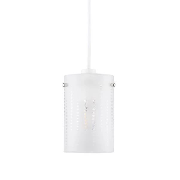 Dunelm Grayson Dot Glass White Easy Fit Pendant 4 Dunelm Grayson Dot Glass White Easy Fit Pendant - Image 4