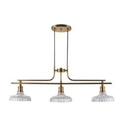 Dunelm Colt 3 Light Diner Antique Brass Ceiling Fitting 10 Dunelm Colt 3 Light Diner Antique Brass Ceiling Fitting -Home Lighting 1000149131 alt05