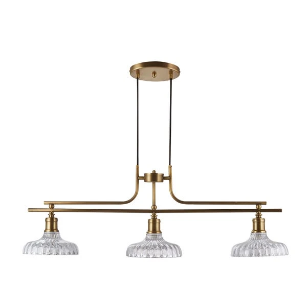 Dunelm Colt 3 Light Diner Antique Brass Ceiling Fitting 5 Dunelm Colt 3 Light Diner Antique Brass Ceiling Fitting - Image 5