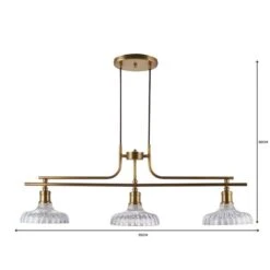 Dunelm Colt 3 Light Diner Antique Brass Ceiling Fitting 11 Dunelm Colt 3 Light Diner Antique Brass Ceiling Fitting -Home Lighting 1000149131 alt06