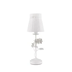 Dunelm Chateau White Table Lamp -Home Lighting 1000149137 alt05