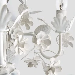 Dunelm Chateau 2 Light Candelabra White Wall Light -Home Lighting 1000149138 alt03