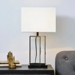 Dunelm Maya Glass Table Lamp 8 Dunelm Maya Glass Table Lamp -Home Lighting 1000149139 alt02