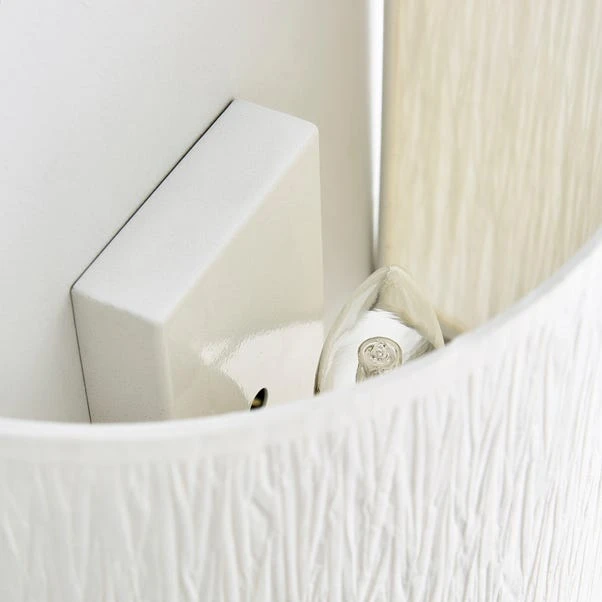 Dunelm Taora Paper Ivory Shade Wall Light 4 Dunelm Taora Paper Ivory Shade Wall Light - Image 4