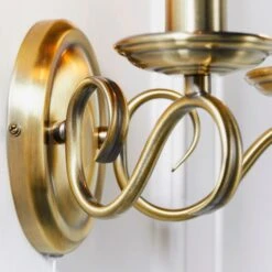 Vogue Lighting Vogue Bernice 2 Light Wall Light Antique Brass -Home Lighting 1000156380 alt04