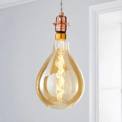Status 6.5 Watt PS165 ES 28cm Dimmable Spiral Filament XL Bulb -Home Lighting 1000156415 alt02