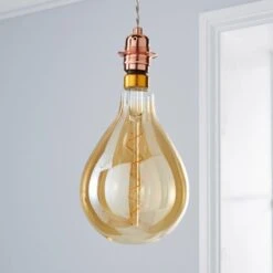 Status 6.5 Watt PS165 ES 28cm Dimmable Spiral Filament XL Bulb -Home Lighting 1000156415 alt03