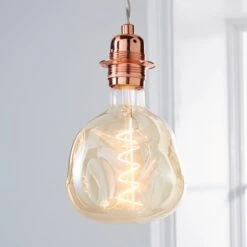 Status 5 Watt ES 17cm Spiral Filament Bumpy Bulb -Home Lighting 1000156418 alt02