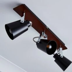 Dunelm Johan 3 Light Black Spotlight Bar -Home Lighting 1000157759 alt03