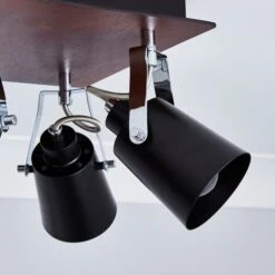 Dunelm Johan 4 Light Black Spotlight -Home Lighting 1000157760 alt02