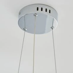 Dunelm Marsia 1 Light Integrated LED Swirl Jewel Chrome Ceiling Fitting -Home Lighting 1000158436 alt03