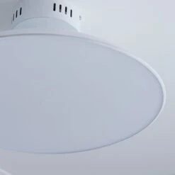 Dunelm Usk White Semi-Flush Ceiling Fitting -Home Lighting 1000158470 alt02