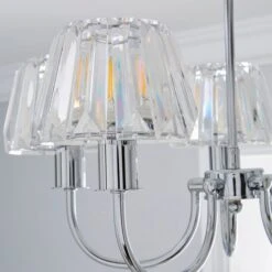 Dunelm Paloma 5 Light Glass Ceiling Fitting -Home Lighting 1000158481 alt02