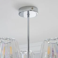 Dunelm Paloma 5 Light Glass Ceiling Fitting -Home Lighting 1000158481 alt03