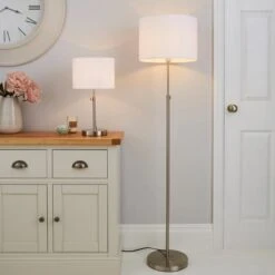 Dunelm Hemming Adjustable Height Steel Floor Lamp -Home Lighting 1000158513 alt08