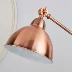 Dunelm Lever Arm Copper Floor Lamp 8 Dunelm Lever Arm Copper Floor Lamp -Home Lighting 1000158531 alt02