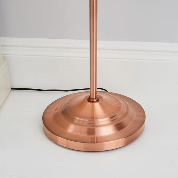 Dunelm Lever Arm Copper Floor Lamp 4 Dunelm Lever Arm Copper Floor Lamp - Image 4