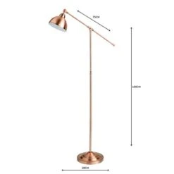 Dunelm Lever Arm Copper Floor Lamp 10 Dunelm Lever Arm Copper Floor Lamp -Home Lighting 1000158531 alt04