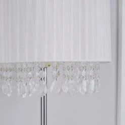 Dunelm Riah Jewel Ivory Floor Lamp -Home Lighting 1000158539 alt02